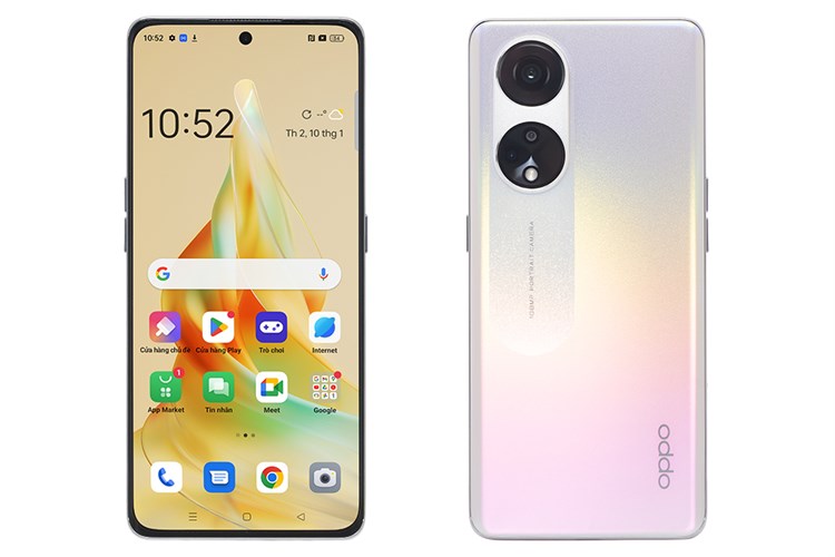 Điện thoại OPPO Reno8 T 5G 256GB Màu Vàng đồng