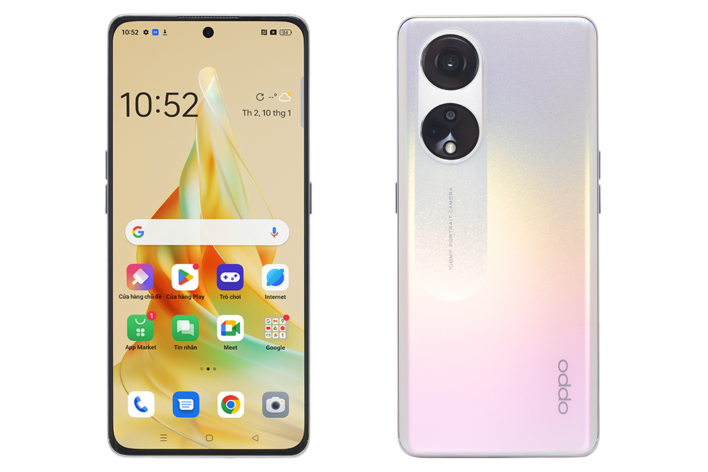 Điện thoại OPPO Reno8 T 5G 256GB Màu Vàng đồng