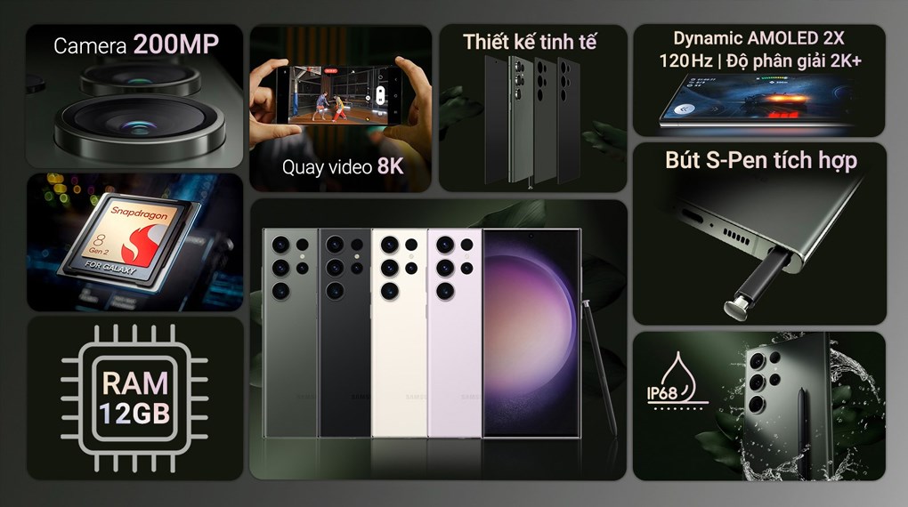 Điện thoại Samsung Galaxy S23 Ultra 5G 1TB