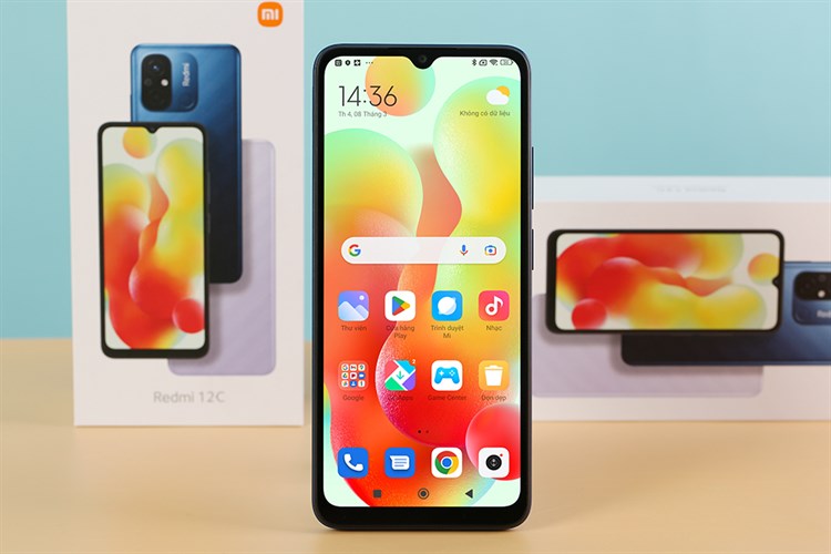 Điện thoại Xiaomi Redmi 12C 128GB Màu Xanh Dương