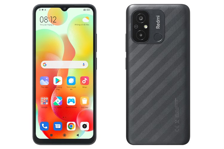 Điện thoại Xiaomi Redmi 12C 64GB Màu Xám