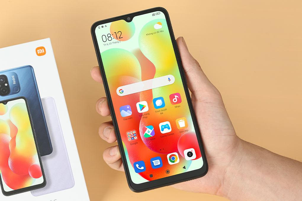 Điện thoại Xiaomi Redmi 12C 64GB Màu Xám