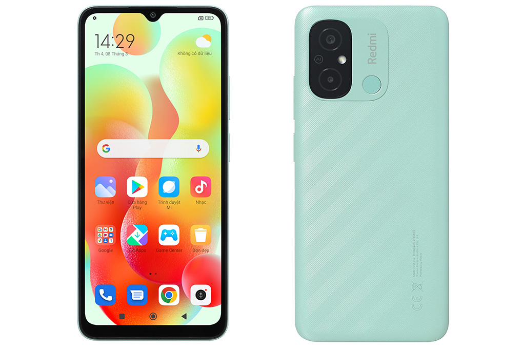Điện thoại Xiaomi Redmi 12C 64GB Màu Xanh lá