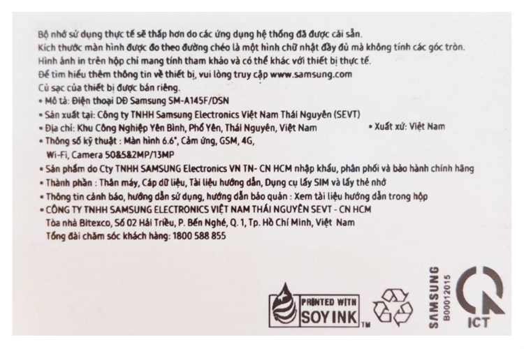 Điện thoại Samsung Galaxy A14 4GB Màu Bạc