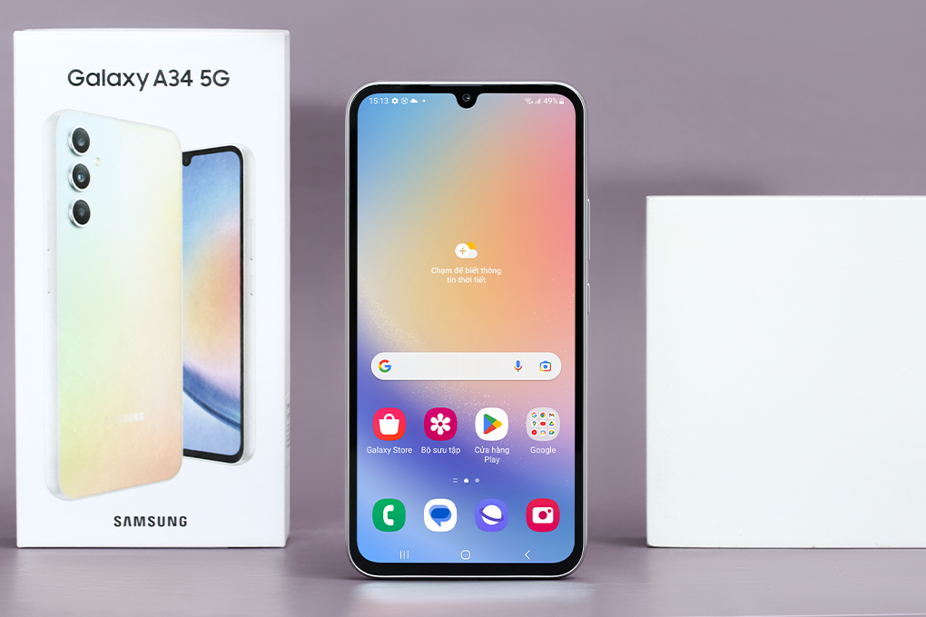 Điện thoại Samsung Galaxy A34 5G 128GB Màu Bạc
