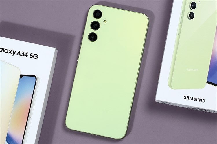 Điện thoại Samsung Galaxy A34 5G 128GB Màu Xanh Lá Mạ