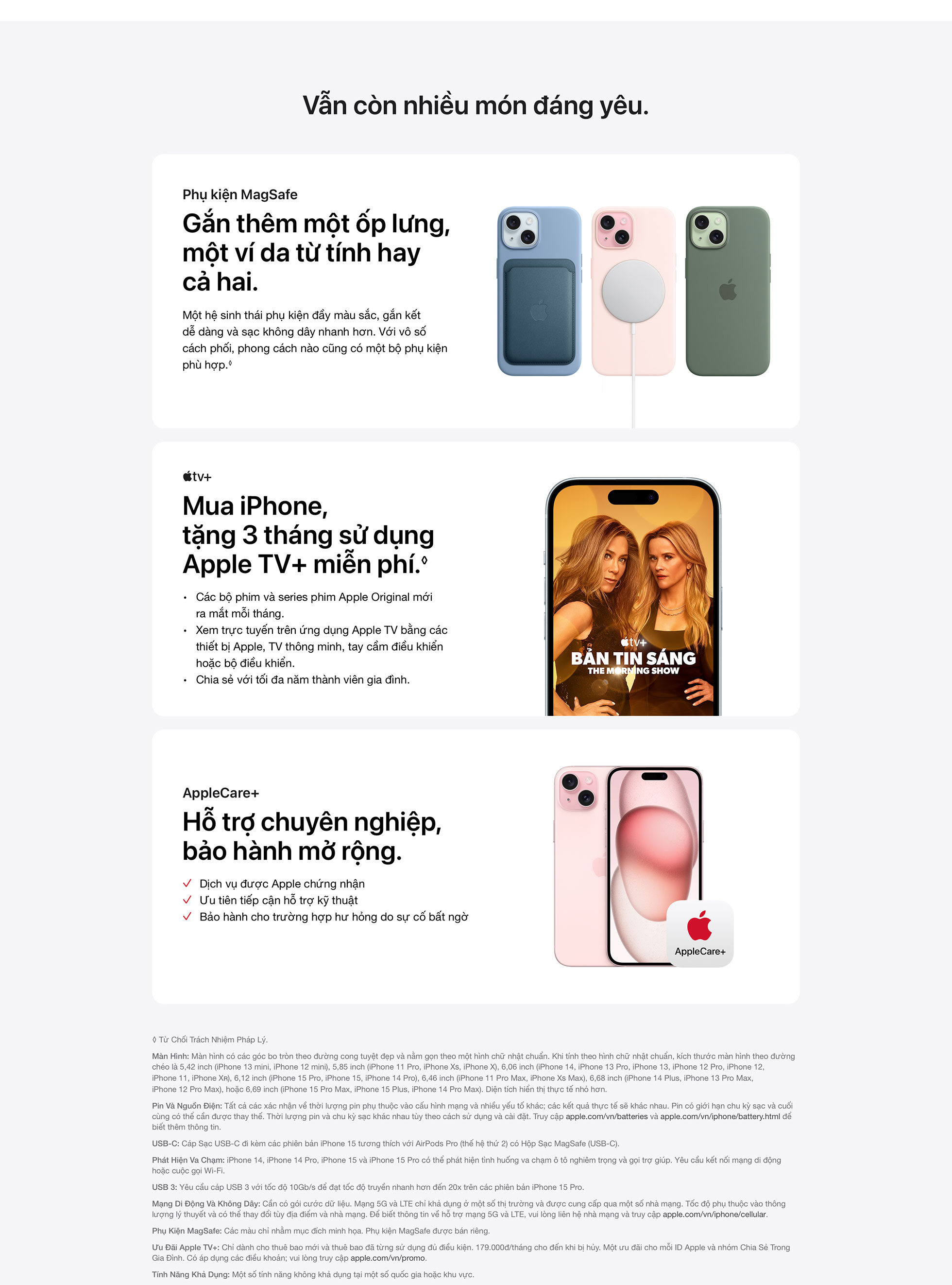 iPhone 15 Plus 256GB Phụ Kiện