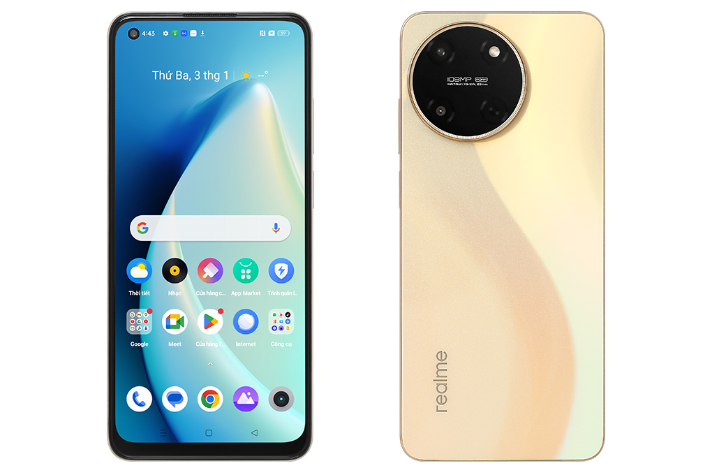 Điện thoại realme 11 8GB/256GB Màu Vàng