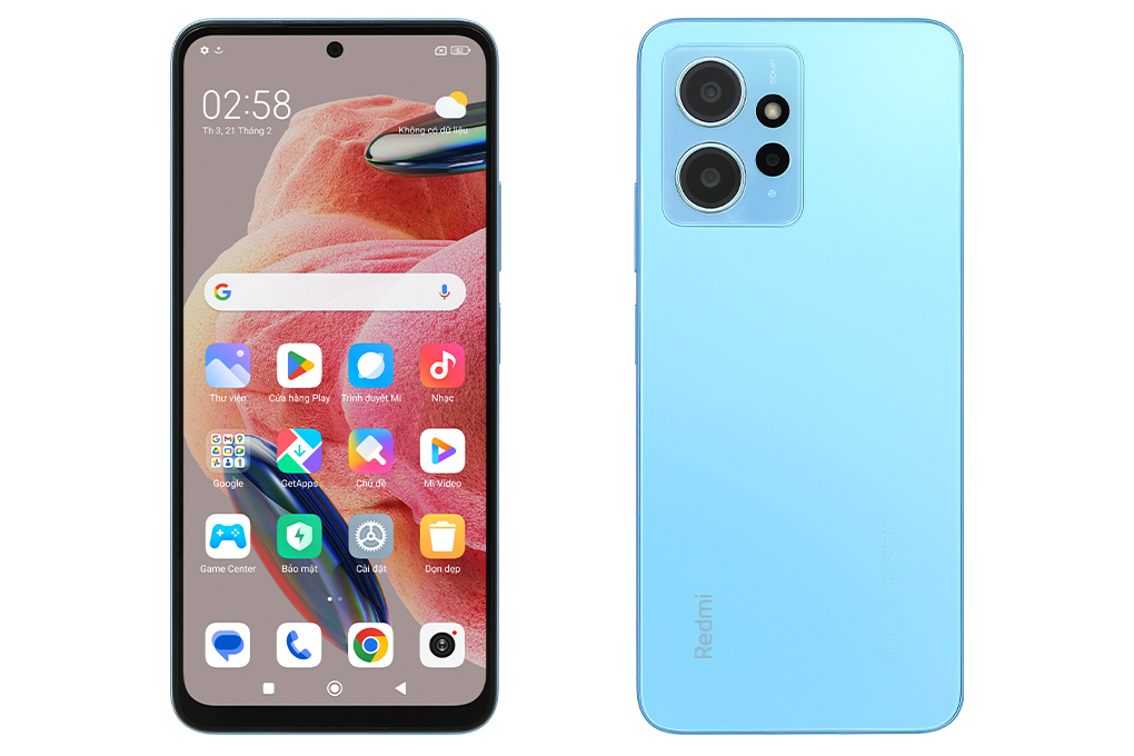Điện thoại Xiaomi Redmi Note 12 (4GB/128GB) Màu Xanh Dương