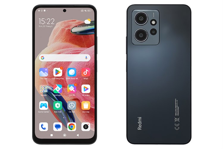 Điện thoại Xiaomi Redmi Note 12 (4GB/128GB) Màu Xám