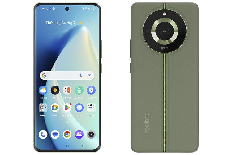 Điện thoại realme 11 Pro 5G Màu Xanh lá nhạt