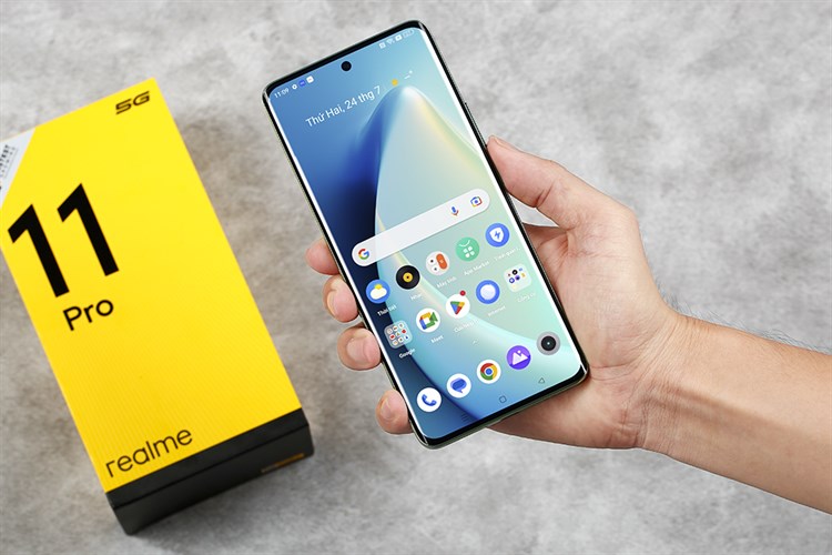 Điện thoại realme 11 Pro 5G Màu Xanh lá nhạt