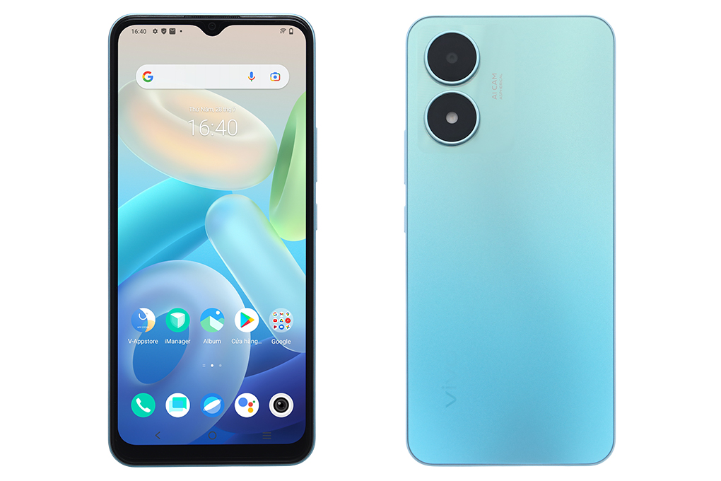 Điện thoại vivo Y02s 64GB Màu Xanh