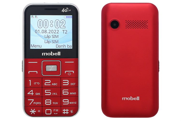 Điện thoại Mobell F309 4G Màu Đỏ