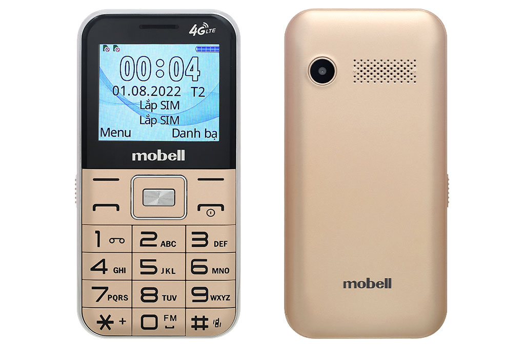Điện thoại Mobell F309 4G Màu Vàng