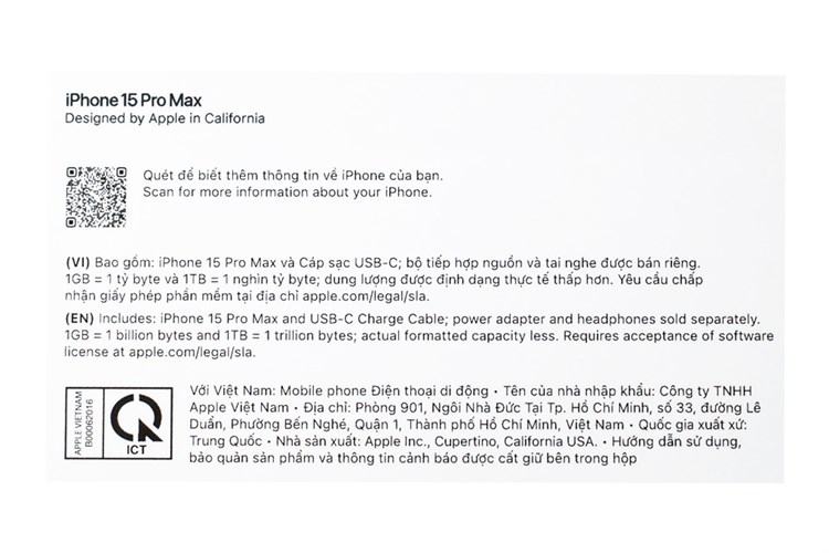 Điện thoại iPhone 15 Pro Max 1TB Màu Titan xanh