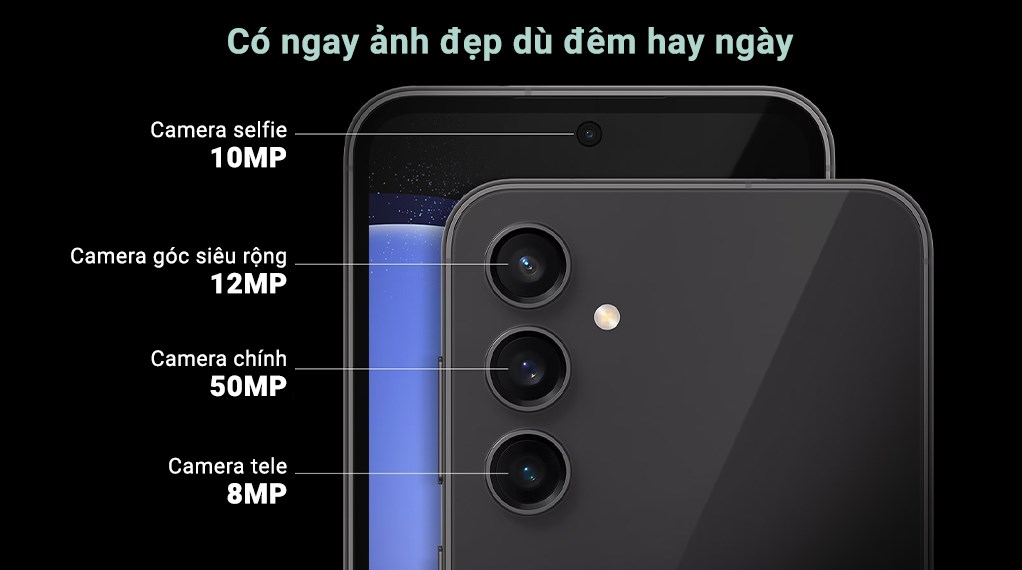 Điện thoại Samsung Galaxy S23 FE 5G 8GB/128GB Xanh mint/Trắng