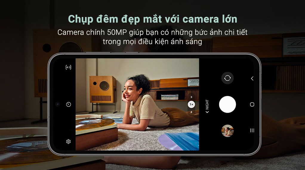 Điện thoại Samsung Galaxy S23 FE 5G 8GB/128GB Xanh mint/Trắng