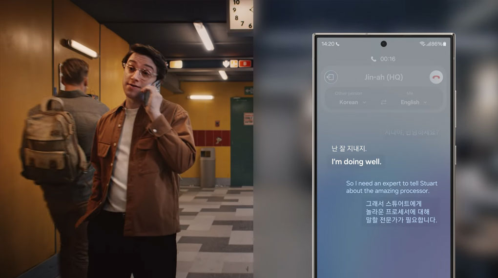 Phiên dịch trực tiếp cuộc gọi - Samsung Galaxy S24 Ultra