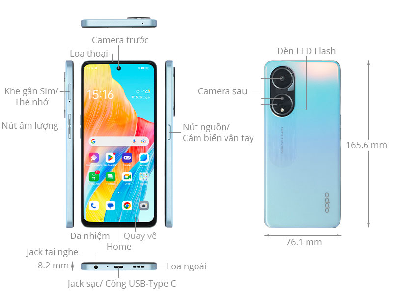 OPPO A98 5G 8GB/256GB