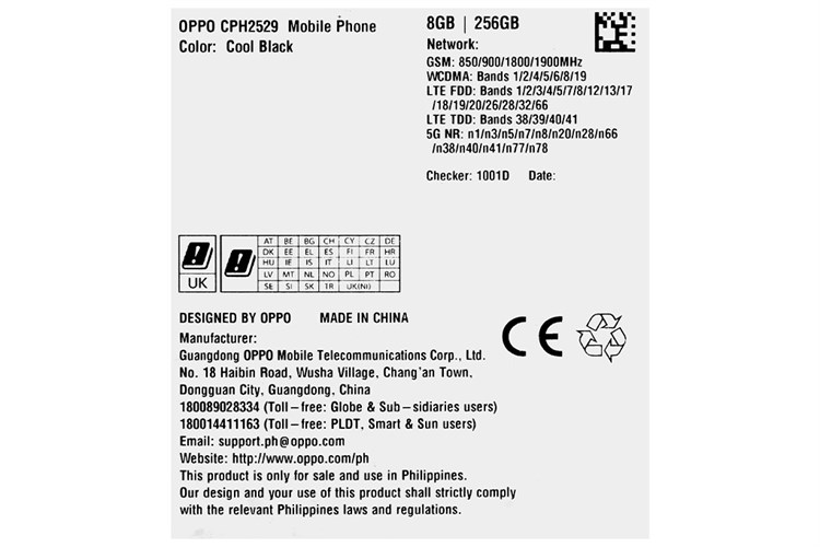 Điện thoại OPPO A98 5G 8GB/256GB Màu Đen