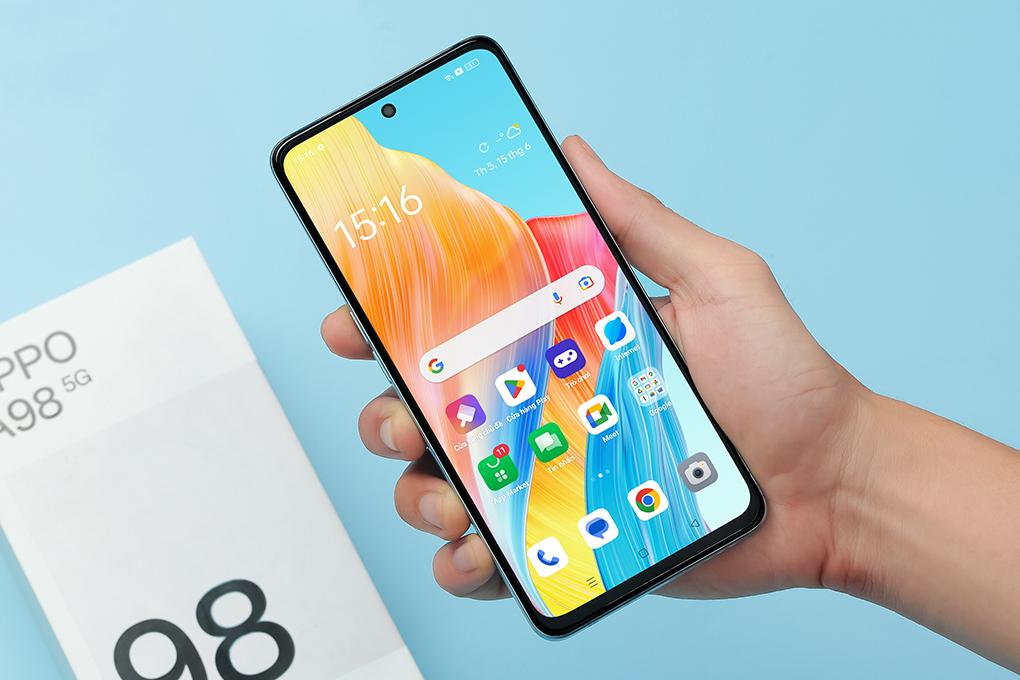 Điện thoại OPPO A98 5G 8GB/256GB Màu Xanh Dương