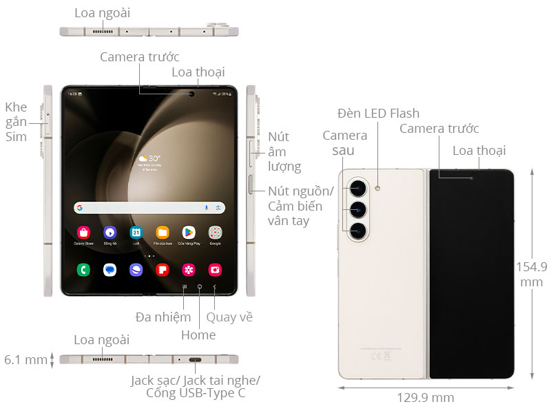 Samsung Galaxy Z Fold5 5G 12GB/512GB