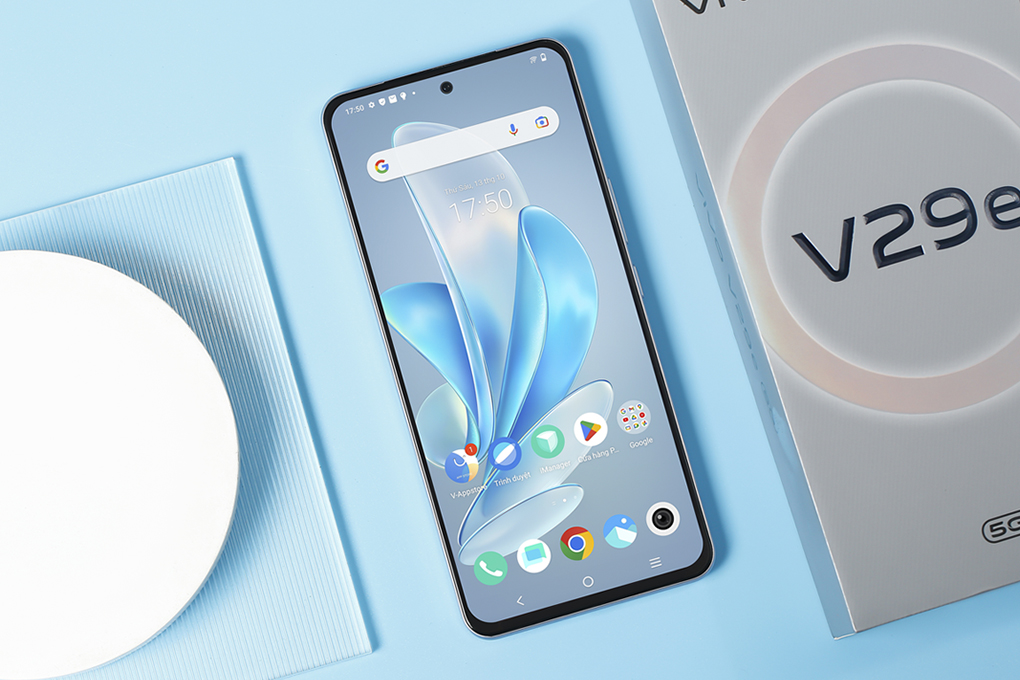Điện thoại vivo V29e 5G 12GB/256GB Màu Xanh dương nhạt