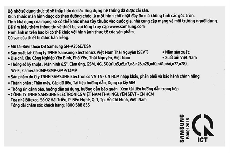 Điện thoại Samsung Galaxy A25 5G 6GB/128GB Màu Xanh Dương