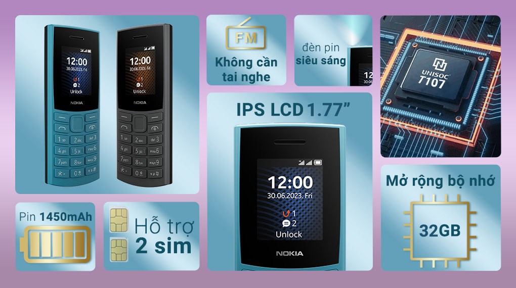 Điện thoại Nokia 105 4G Pro
