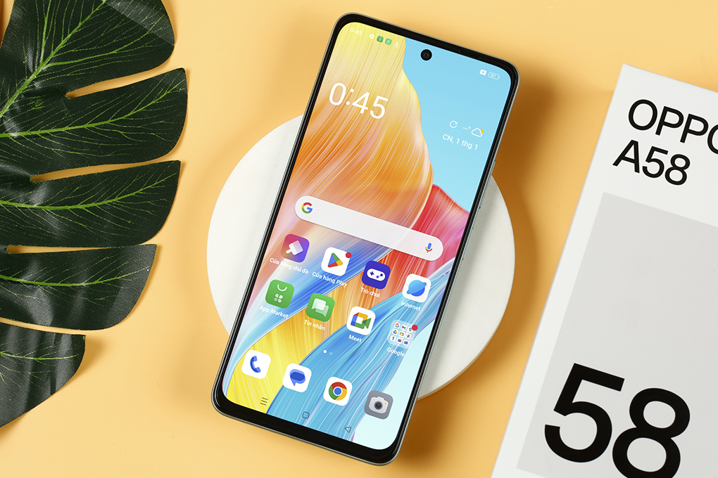 Điện thoại OPPO A58 8GB/128GB Màu Xanh ngọc