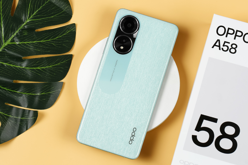 Điện thoại OPPO A58 8GB/128GB Màu Xanh ngọc