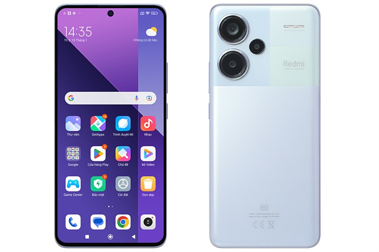 Điện thoại Xiaomi Redmi Note 13 Pro+ 5G 8GB/256GB Màu Tím