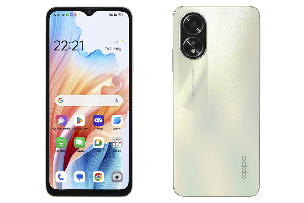 Điện thoại OPPO A38 4GB/128GB Màu Vàng đồng