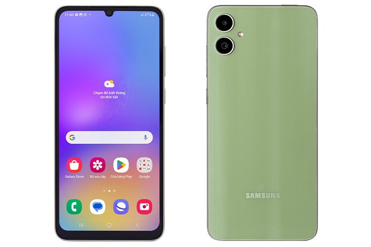 Điện thoại Samsung Galaxy A05 4GB/128GB Màu Xanh lá nhạt