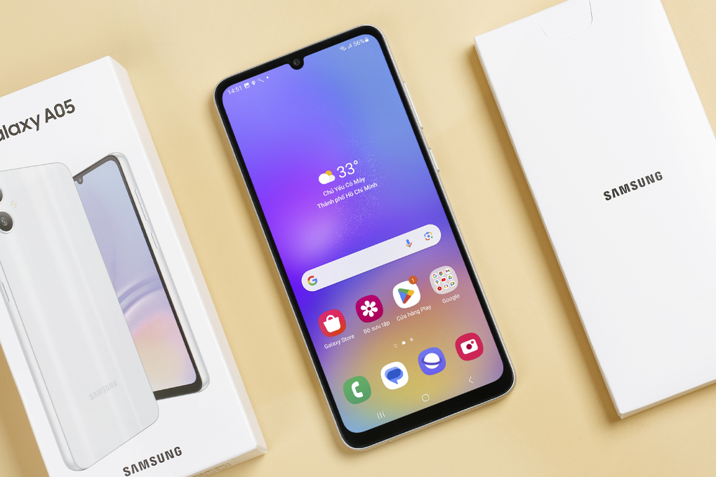 Điện thoại Samsung Galaxy A05 4GB/128GB Màu Bạc