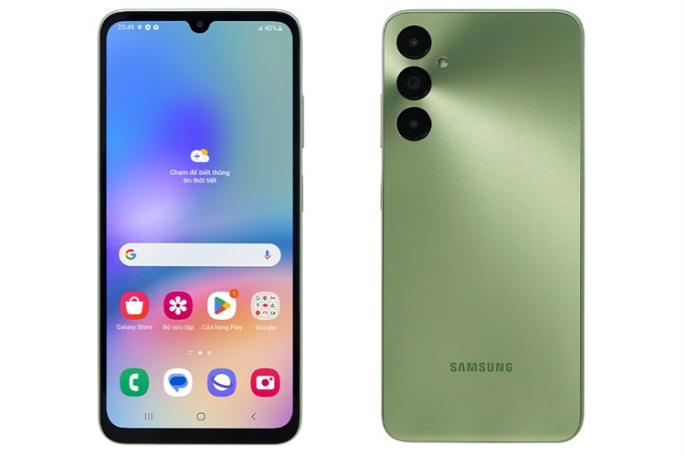 Điện thoại Samsung Galaxy A05s 4GB/128GB Màu Xanh lá nhạt