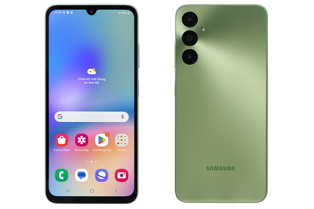 Điện thoại Samsung Galaxy A05s 4GB/128GB Màu Xanh lá nhạt