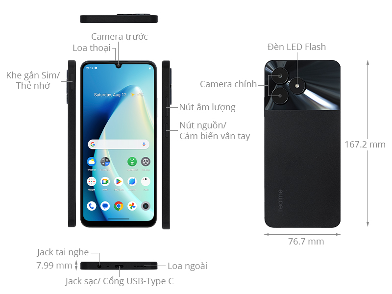 realme C51 4GB/128GB