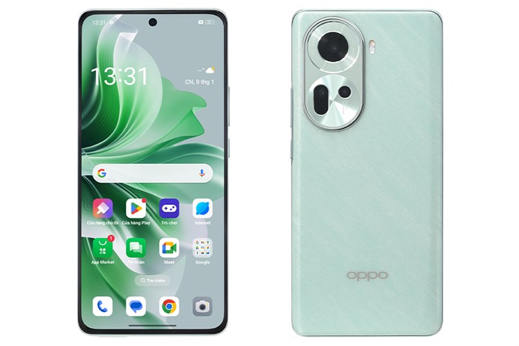 Điện thoại OPPO Reno11 5G 8GB/256GB Màu Xanh lá nhạt