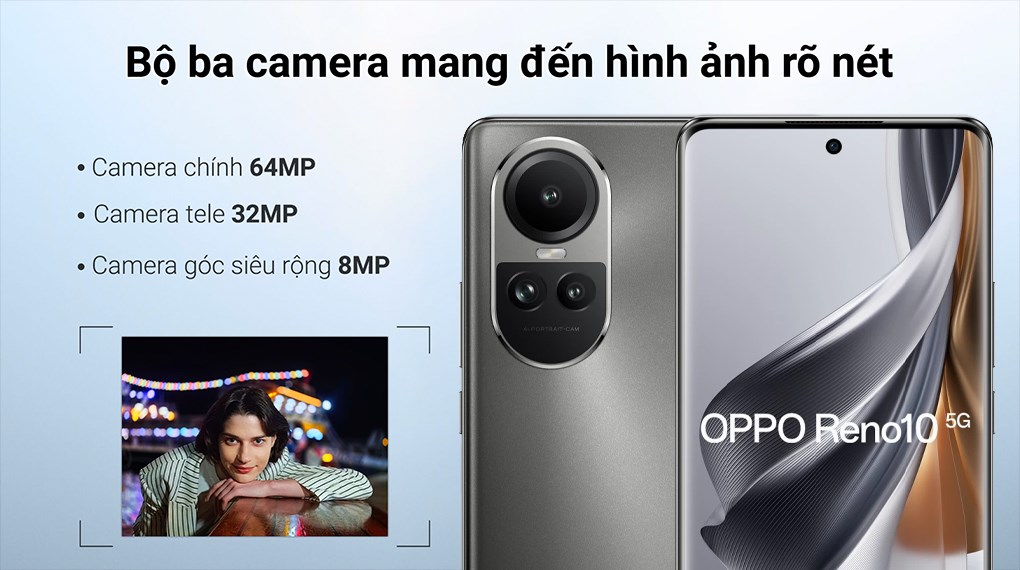 Điện thoại OPPO Reno10 5G 8GB/256GB
