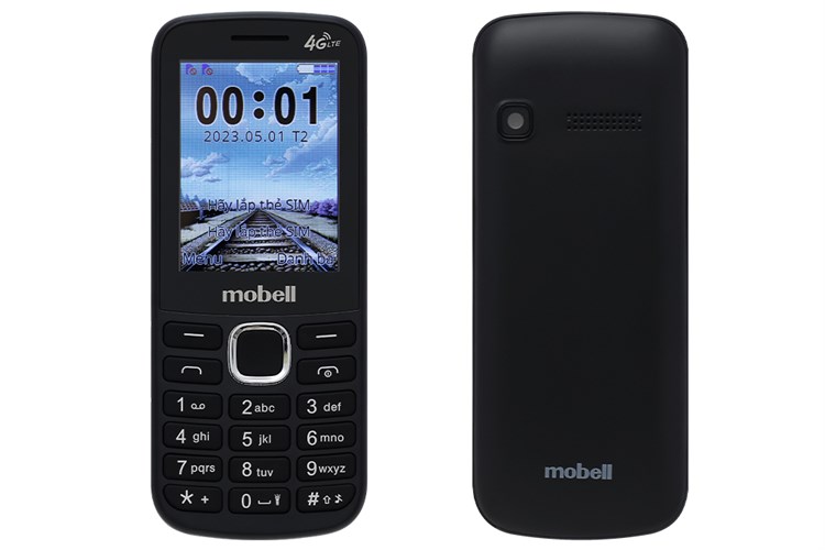 Điện thoại Mobell M331 4G Màu Đen