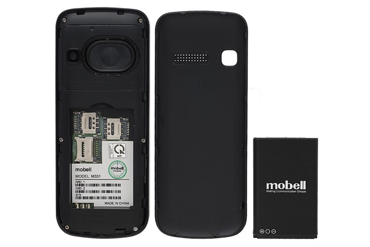 Điện thoại Mobell M331 4G Màu Đen