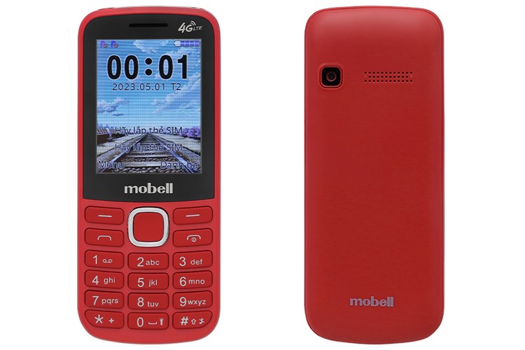 Điện thoại Mobell M331 4G Màu Đỏ