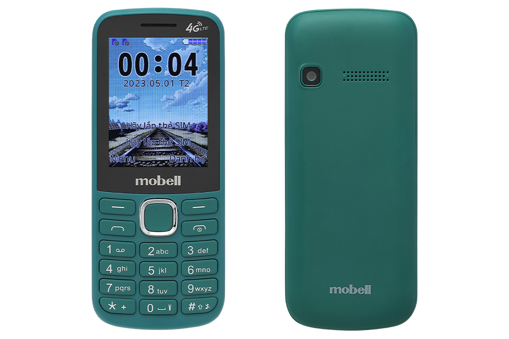 Điện thoại Mobell M331 4G Màu Xanh