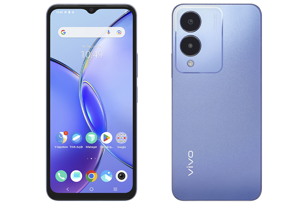 Điện thoại vivo Y17s 4GB/128GB Màu Tím