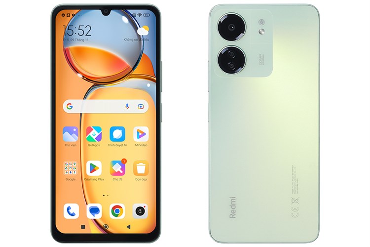 Điện thoại Xiaomi Redmi 13C 4GB/128GB Màu Xanh lá