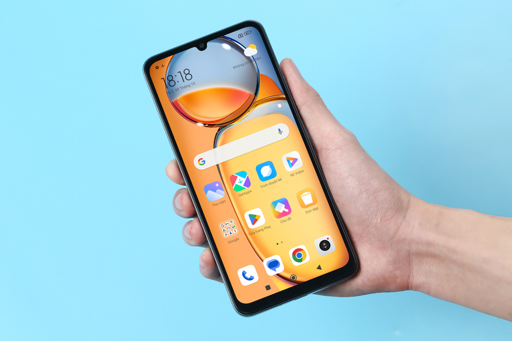 Điện thoại Xiaomi Redmi 13C 4GB/128GB Màu Đen - xanh dương