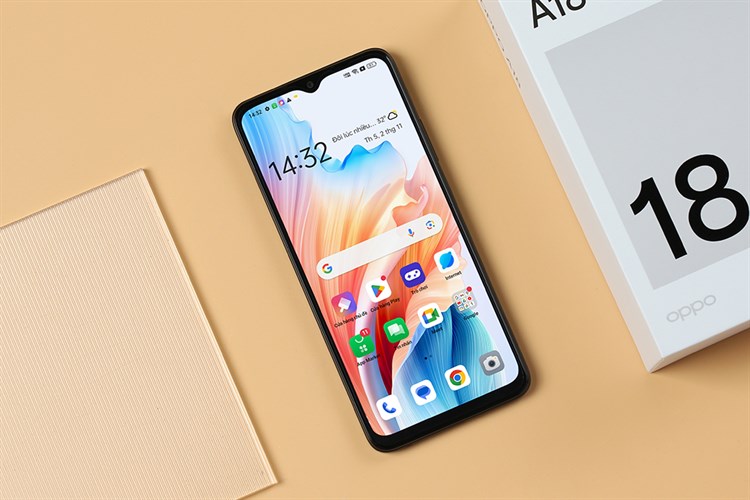 Điện thoại OPPO A18 4GB/128GB Màu Đen