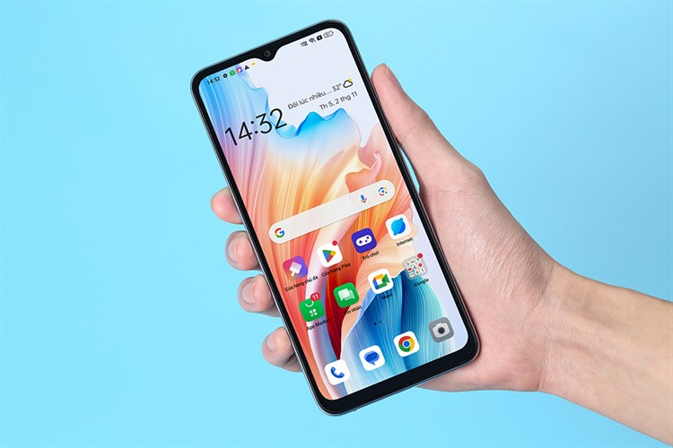 Điện thoại OPPO A18 4GB/128GB Màu Xanh Dương